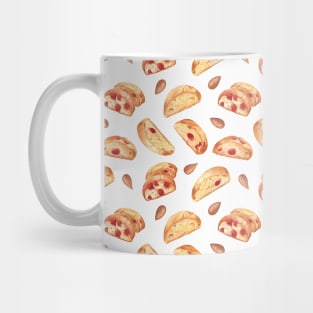 Biscotti cookies pattern on white Mug